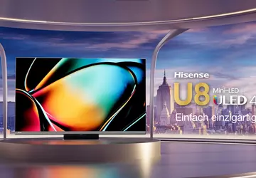 Hisense U8KQ: 4K-Mini-LED-Fernseher mit einer Diagonale ...