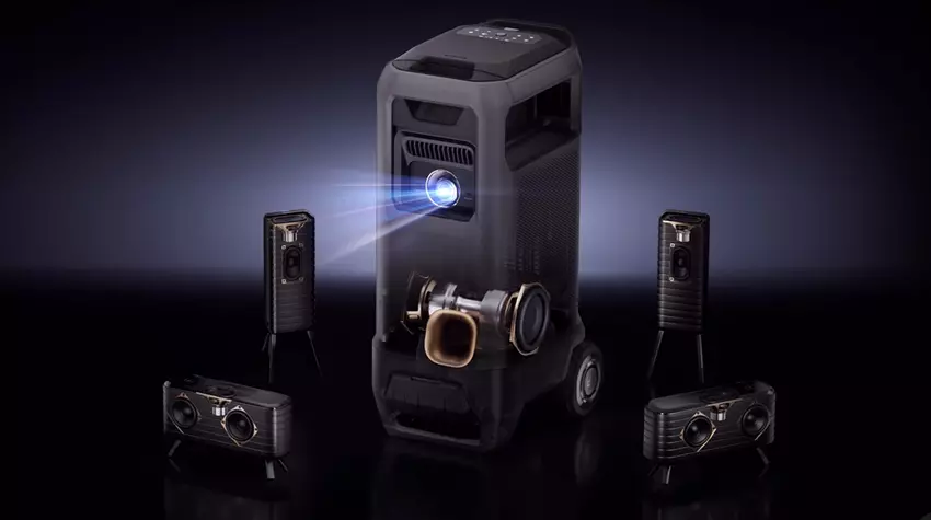 Anker hat den Soundcore Nebula X1 Pro vorgestellt - einen mobilen 4K-Projektor mit einem integrierten Audiosystem von 160 dB