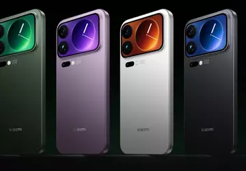 Das rückseitige Display des Xiaomi 17 ...