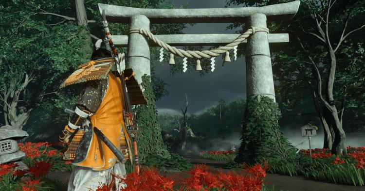 Japanischer Schrein Watazumi, restauriert von Ghost ...