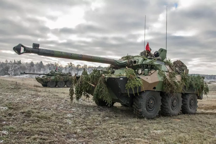 Ukraine erhält neue Charge französischer AMX-10RC-Radpanzer