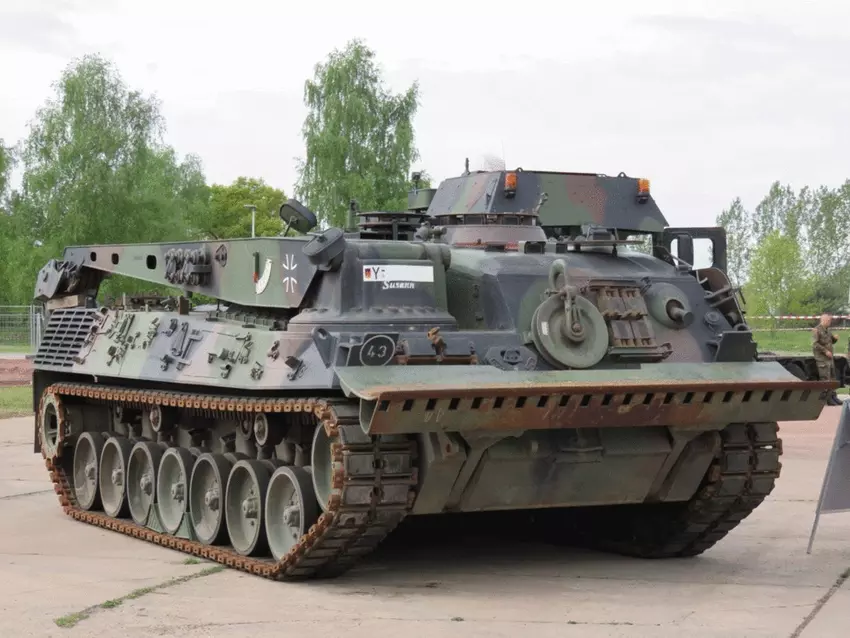 Die Ukraine erhält deutsche Bergepanzer 2 auf der Basis von Leopard 1-Panzern