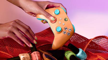 Microsoft stellt Wireless Controller Sunkissed Vibes OPI Special Edition vor: eine spezielle Version des Game Controllers für Xbox