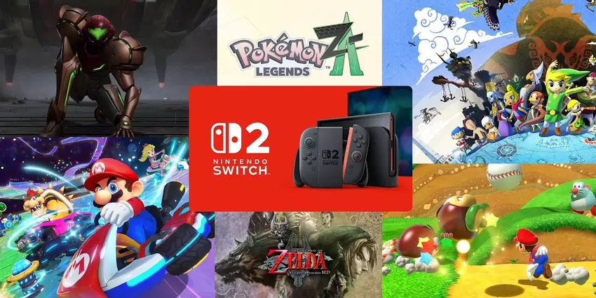 Eine vollständige Liste der angekündigten Spiele, die zwischen 2025 und 2026 für Nintendo Switch 2 erscheinen