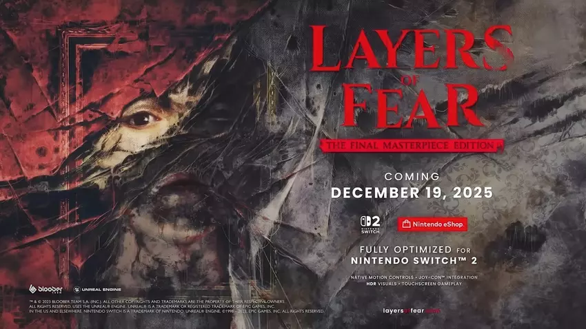 Anthologie exquisiter Schrecken Layers of Fear Final Masterpiece Edition auf Nintendo Switch 2 veröffentlicht