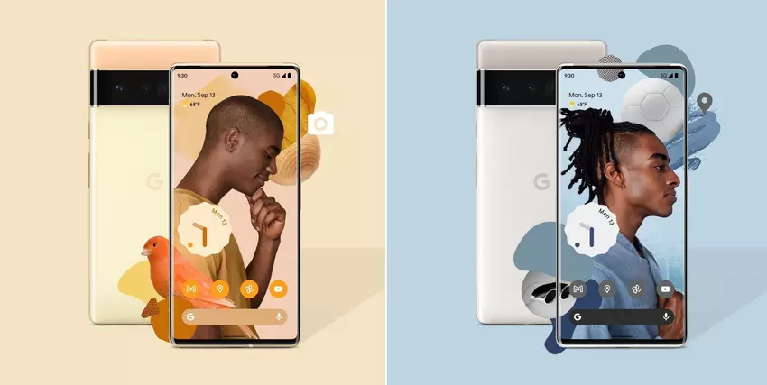 Präsentation schließen: Google Pixel 6 und Google Pixel 6 Pro sind bereits von der FCC zertifiziert worden