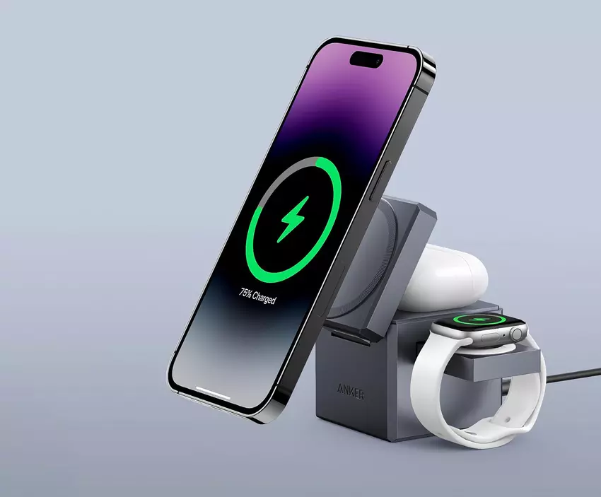 Anker 3-in-1 Cube auf Amazon: MagSafe-fähige Docking-Station für iPhone, Apple Watch und AirPods für 37 $ Rabatt