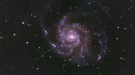 Wissenschaftler haben den Blitz einer der hellsten Supernovae des letzten Jahrzehnts live übertragen