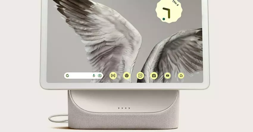 Google Pixel tablet mit kabelloser ladung