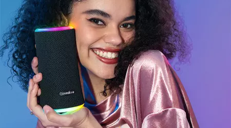 Anker Soundcore Flare 2: kabelloser 20-W-Lautsprecher mit IPX7-Schutz, Surround-Sound und RGB-Beleuchtung für $52