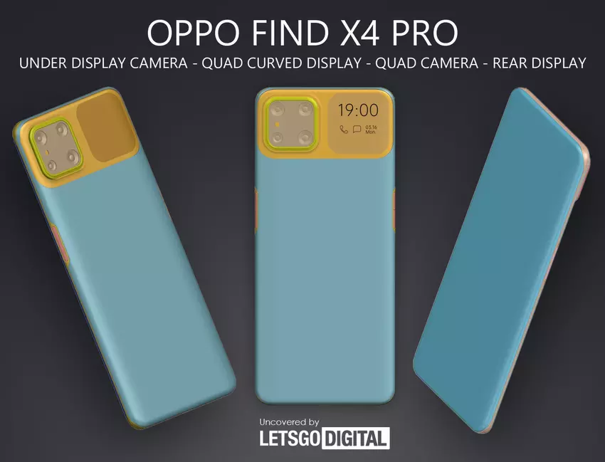 OPPO Find X4 Pro erhält einen zusätzlichen Bildschirm neben der Hauptkamera und einen Nebenbildschirm vorne