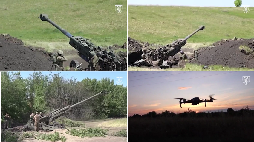 AFU zeigt, wie DJI Mavic 3 und M777 Haubitze russische Truppen zerstören