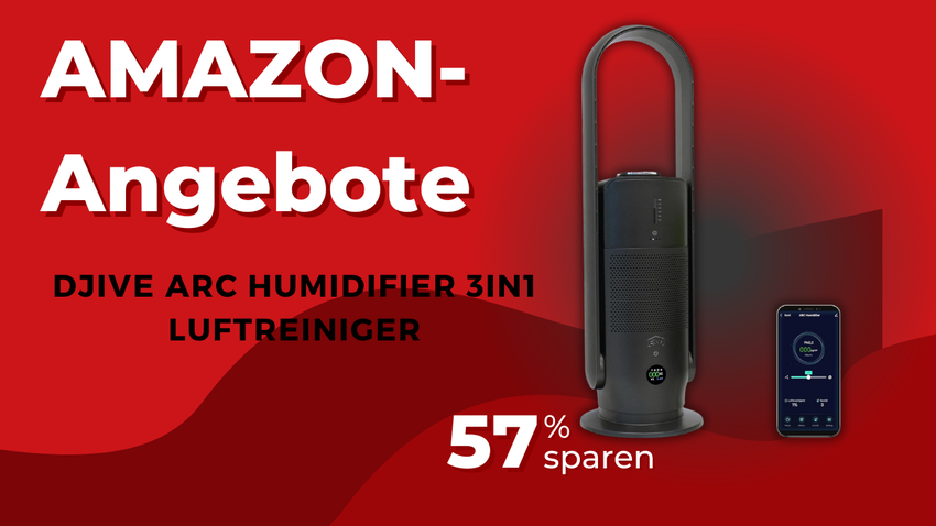 djive ARC Humidifier 3in1 Luftreiniger – Jetzt 130€ günstiger!