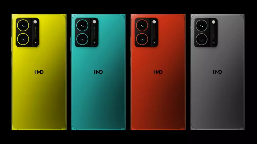 HMD Hyper erschien auf dem Bild in vier Farben