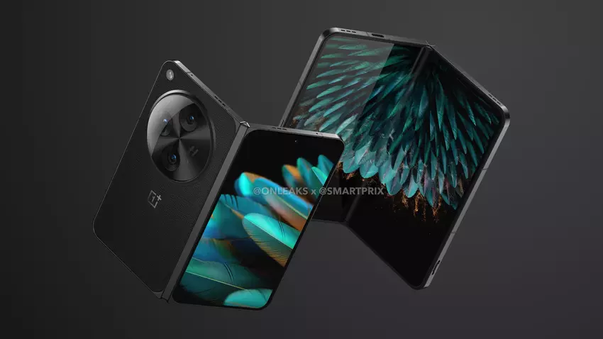 Hochwertige Renderings des OnePlus Open mit einer riesigen Hasselblad-Kamera, flachen Kanten und einer Lederrückwand sind online aufgetaucht