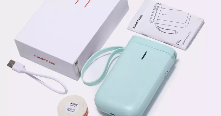 NIIMBOT D11 aufkleber drucken maschine