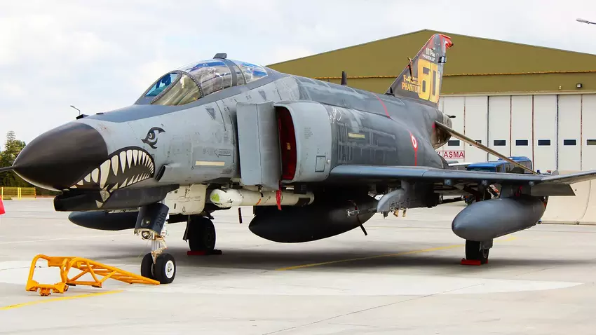 Die Türkei setzt immer noch F-4 Phantom II-Kampfflugzeuge der dritten Generation ein - das fast 50 Jahre alte Flugzeug nahm an der Übung Anatilian Eagle teil