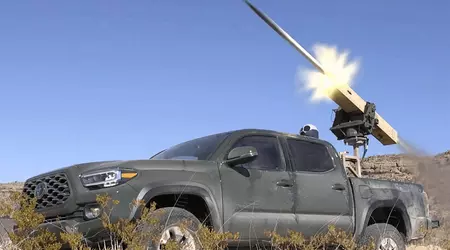 Im Internet ist ein Video aufgetaucht, das zeigt, wie die AFU eine Kamikaze-Drohne des Typs Shahed-131/136 mit dem mobilen Raketensystem VAMPIRE vernichtet.