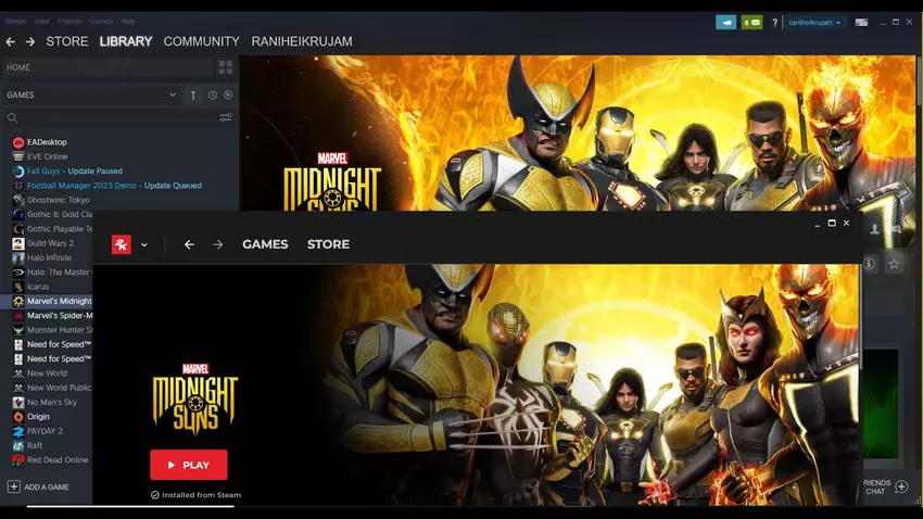 Der 2K Launcher kann die Leistung von Marvel's Midnight Suns negativ beeinflussen, aber das kann behoben werden