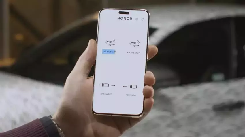 Mit dem Honor Magic 6 Pro Smartphone können Sie Ihr Auto mit einem Blick fernsteuern