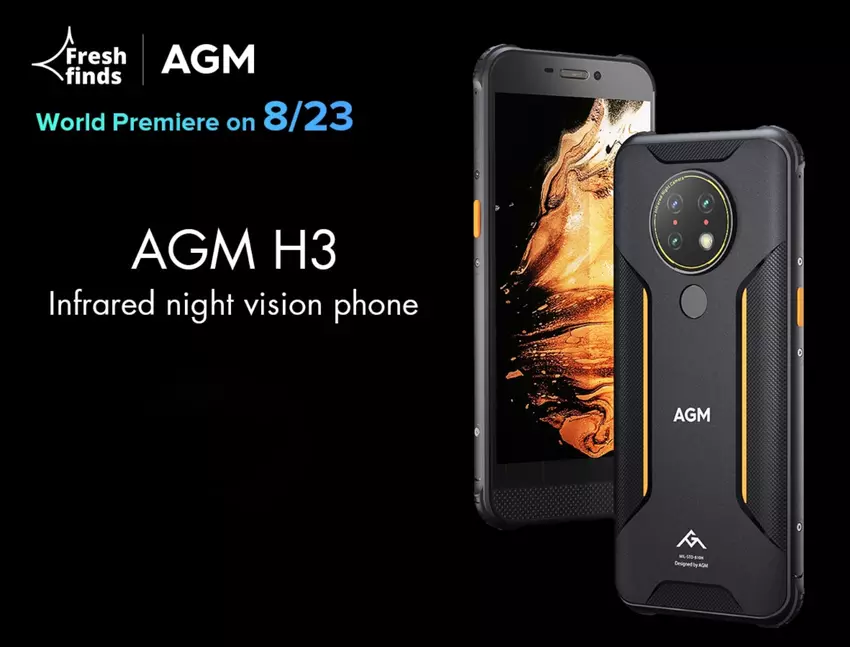 AGM H3 sicheres Smartphone mit Android 11, NFC und 5.400mAh Akku für $150