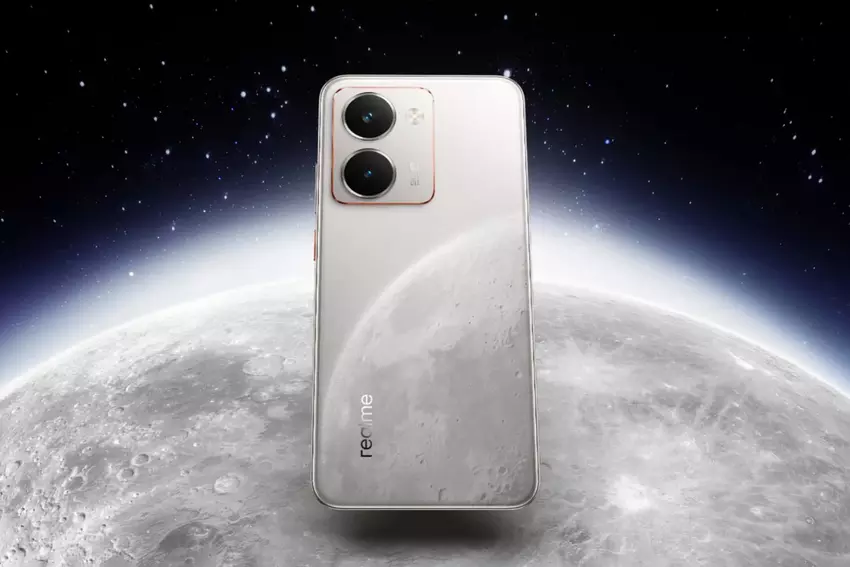 Realme P3 Ultra wird ein einzigartiges Design mit der Oberfläche des Mondes erhalten