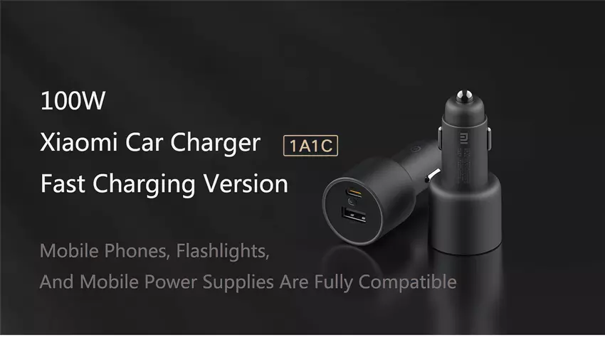 Xiaomi Car Charger Dual: 100-Watt-Autoladegerät mit zwei USB-Anschlüssen für weniger als 20 US-Dollar