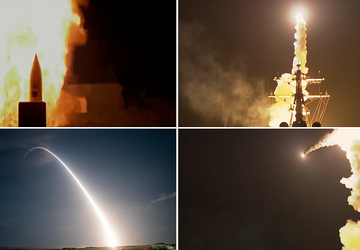 Aegis-Raketenabwehrsystem mit aufgerüsteter SM-6 Dual II ...