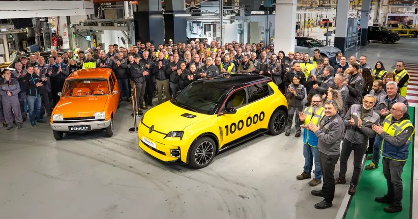 Renault produzierte das 100.000. Elektroauto R5 im Werk in Frankreich