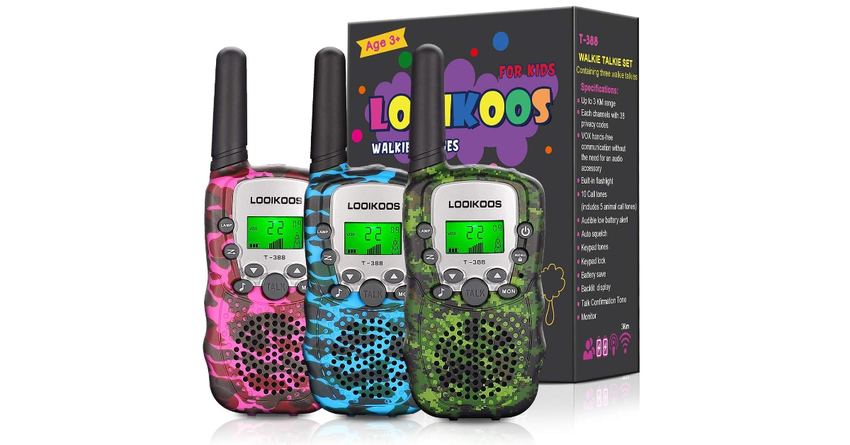 LOOIKOOS Kinder-Walkie-Talkie