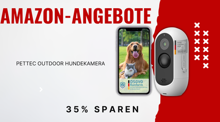 PetTec Outdoor Hundekamera - Jetzt mit 30€ Rabatt!