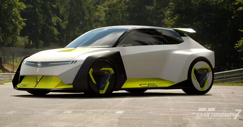 Opel hat den virtuellen Sportwagen Corsa GSE Gran Turismo vorgestellt: 800 PS und 320 km/h