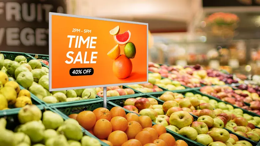 Samsung enthüllt ultra-effizientes Display für digitale Werbung, das bis zu 200 Tage ohne Aufladen laufen kann