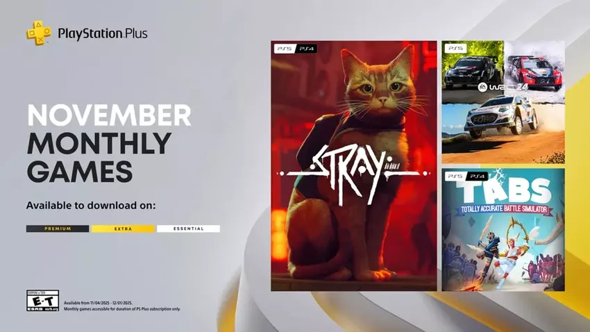 Das süße Abenteuer Stray wird die Spieleauswahl im November für PlayStation Plus-Abonnenten anführen