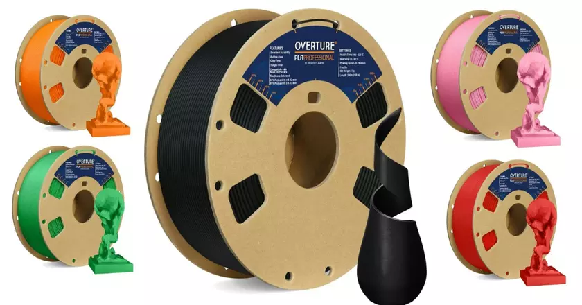 OVERTURE PLA+ pla filament vergleich