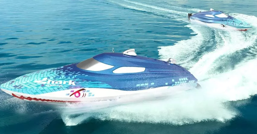 DEERC HJ812 ferngesteuertes boot für schwimmbad