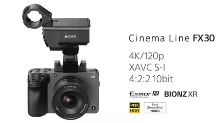 Sony FX30 - 26 MP spiegellose Kamera mit 4K@60FPS für $1800