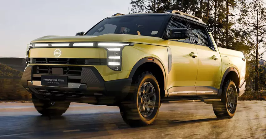 Nissan hat unerwartet den Frontier Pro Plug-In-Hybrid-Pick-up vorgestellt