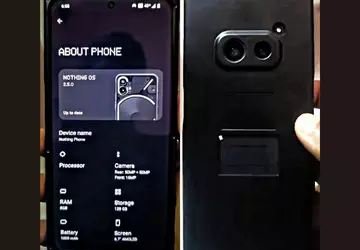 Ein Prototyp des Nothing Phone (2a) ...