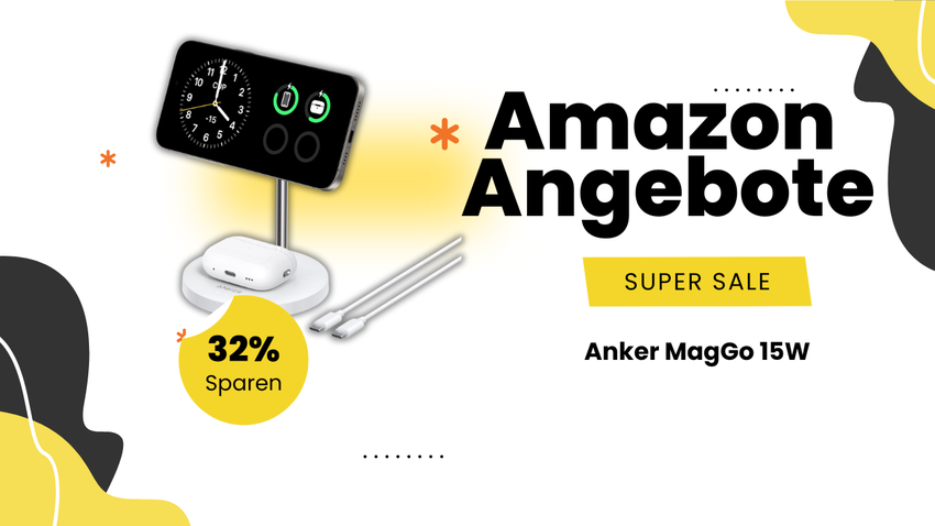 Anker MagGo 15W MagSafe Ladegerät Bundle – Jetzt 16€ günstiger!