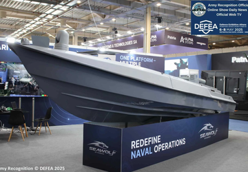 Ukrainische Überwasserdrohne Seawolf in Griechenland vorgestellt