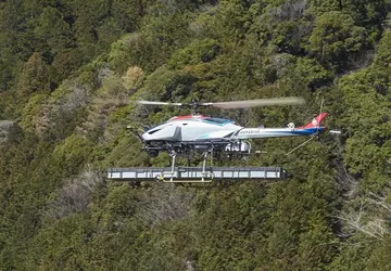 Yamaha stellt den unbemannten Hubschrauber FAZER ...