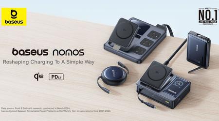 Baseus präsentiert neue Nomos Power Bank mit 10.000 mAh, drahtlosem Laden und USB-C-Kabel