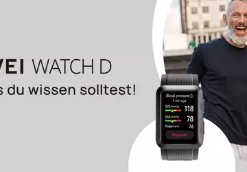 Huawei Watch D mit Blutdruckfunktion, EKG-Sensor ...