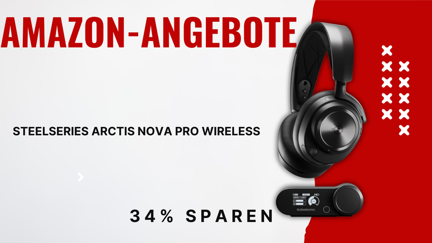 SteelSeries Arctis Nova Pro Wireless – Unglaubliche 130€ Ersparnis mit 34% Discount!