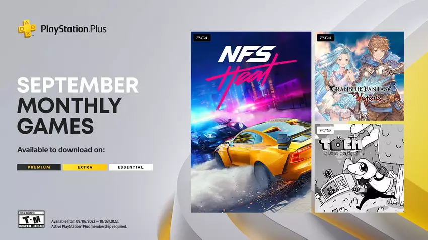 Toem und NFS Heat: Was du im September von PlayStation Plus erwarten kannst