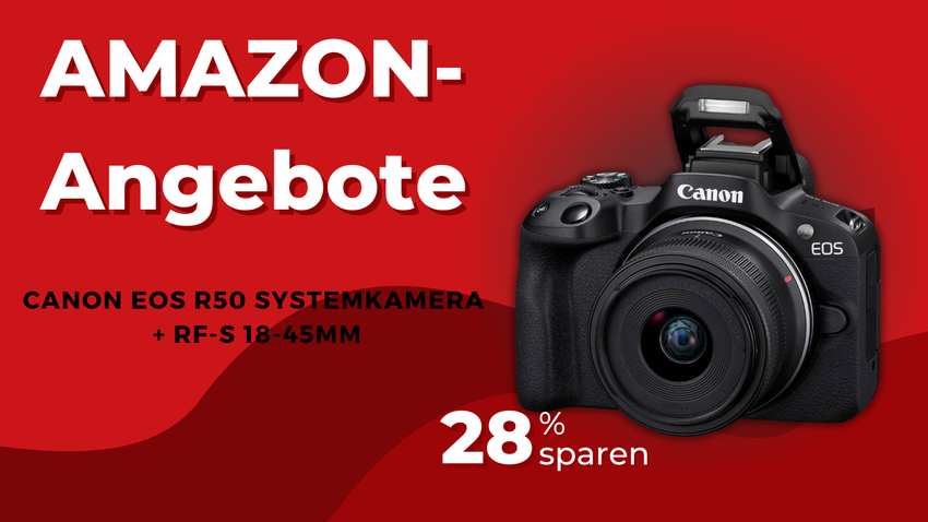 Canon EOS R50 mit RF-S 18-45mm Objektiv – Sparen Sie 264€ beim Kamera-Set!