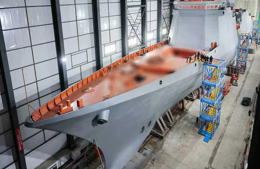 Das zukünftige Kriegsschiff der DVRK