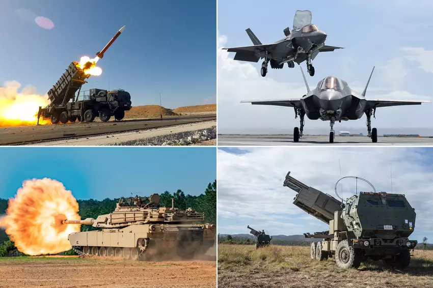 Weltweite Verteidigungsausgaben steigen bis 2022 auf einen Rekordwert von 2,24 Billionen Dollar - die USA geben 877 Milliarden Dollar aus und die Ukraine 640% mehr