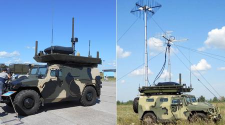 Spezialeinheiten zerstörten ein neues russisches elektronisches Kriegsführungssystem "Leer-2" auf der Basis des Tiger-M-Panzers